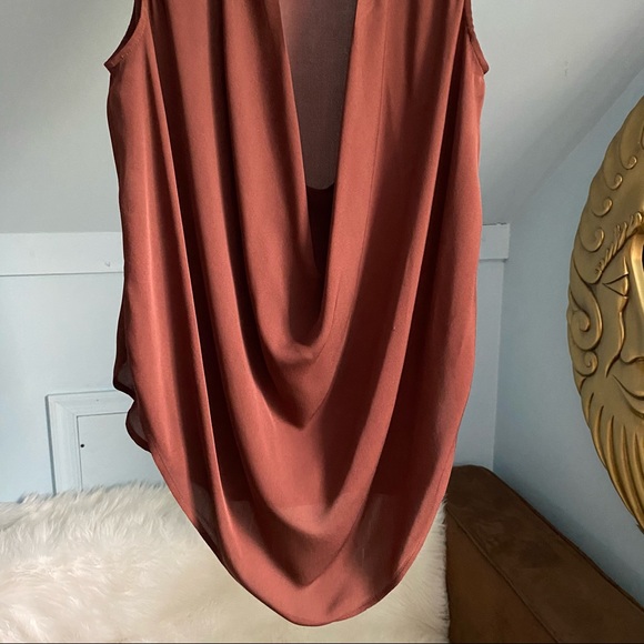 Haute Hippie Silk Drape Back Tank - Picture 9 of 16